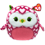 Ty Inc Beanie Boos Tootie the Pink Owl- 10"