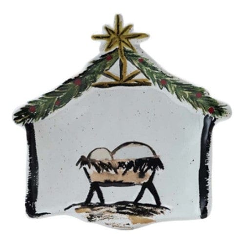 Creative Co-op Baby Jesus in a Manger Stoneware Dish - Little Miss Muffin Children & Home