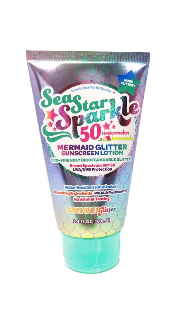 Sunshine & Glitter Sunshine & Glitter Sea Star Sparkle Spf 50+ Sun Lotion - Little Miss Muffin Children & Home
