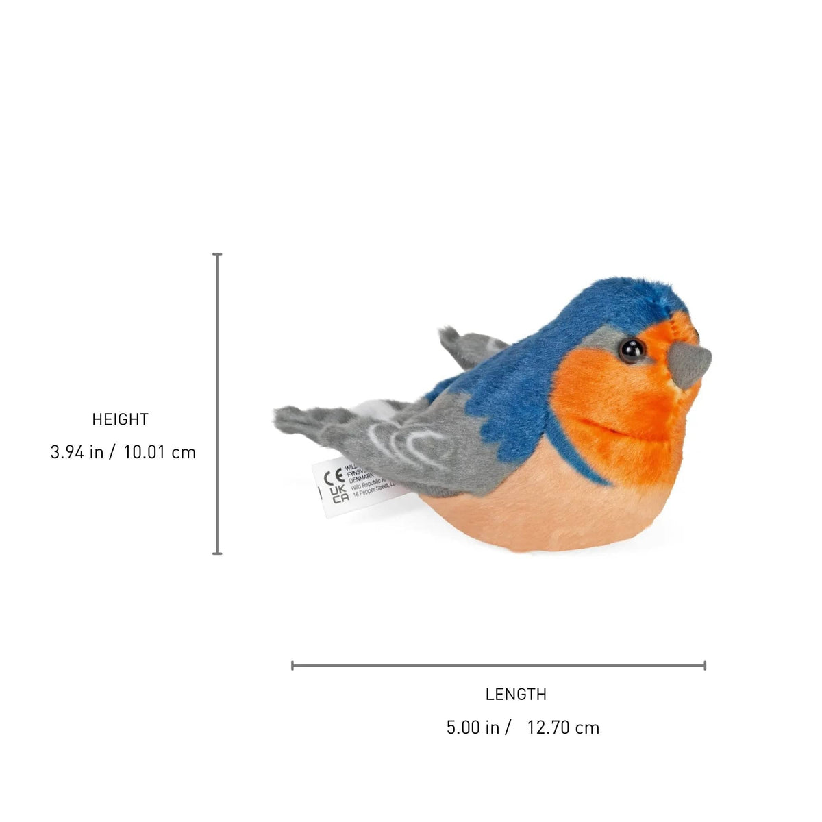 Wild Republic Audubon Birds Barn Swallow Plush, view 5