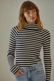 By Together By Together Step Back Striped Turtleneck - Little Miss Muffin Children & Home