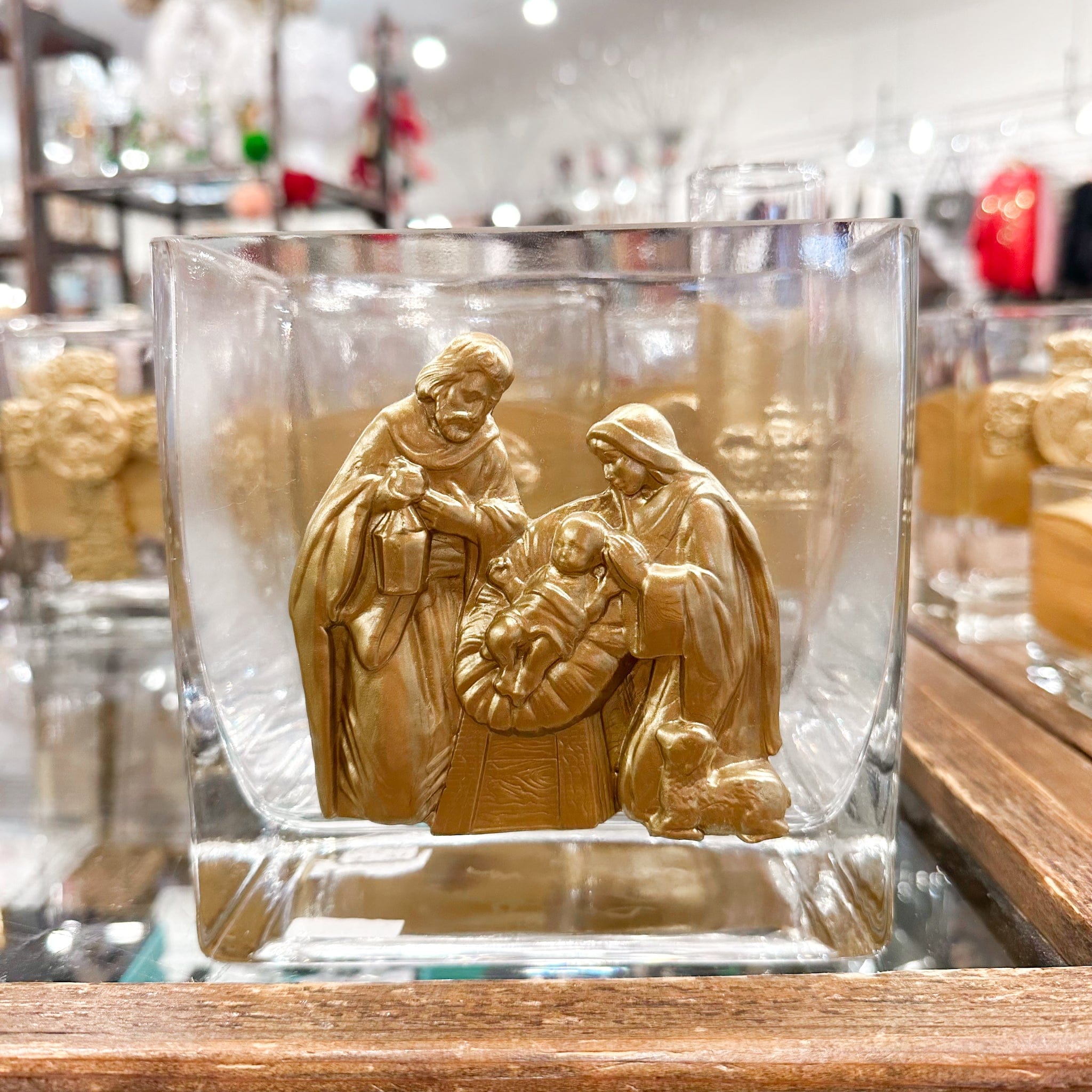 Holy Family Rectangle Vase