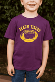 Whereable Art Geaux Tigers Toddler Fine Jersey Tee in Purple - Little Miss Muffin Children & Home