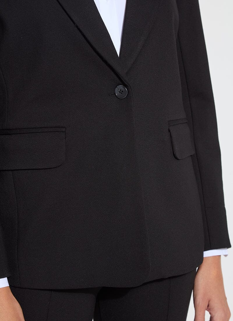 Lysse Essential Ponte Blazer in Black