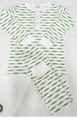 Lulu Bebe Lulu Bebe Alligator Print Pima Boy Pajama Set - Little Miss Muffin Children & Home
