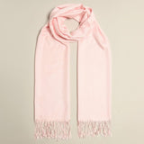 Plain Pashmina Shawl Scarf Wrap with Fringes