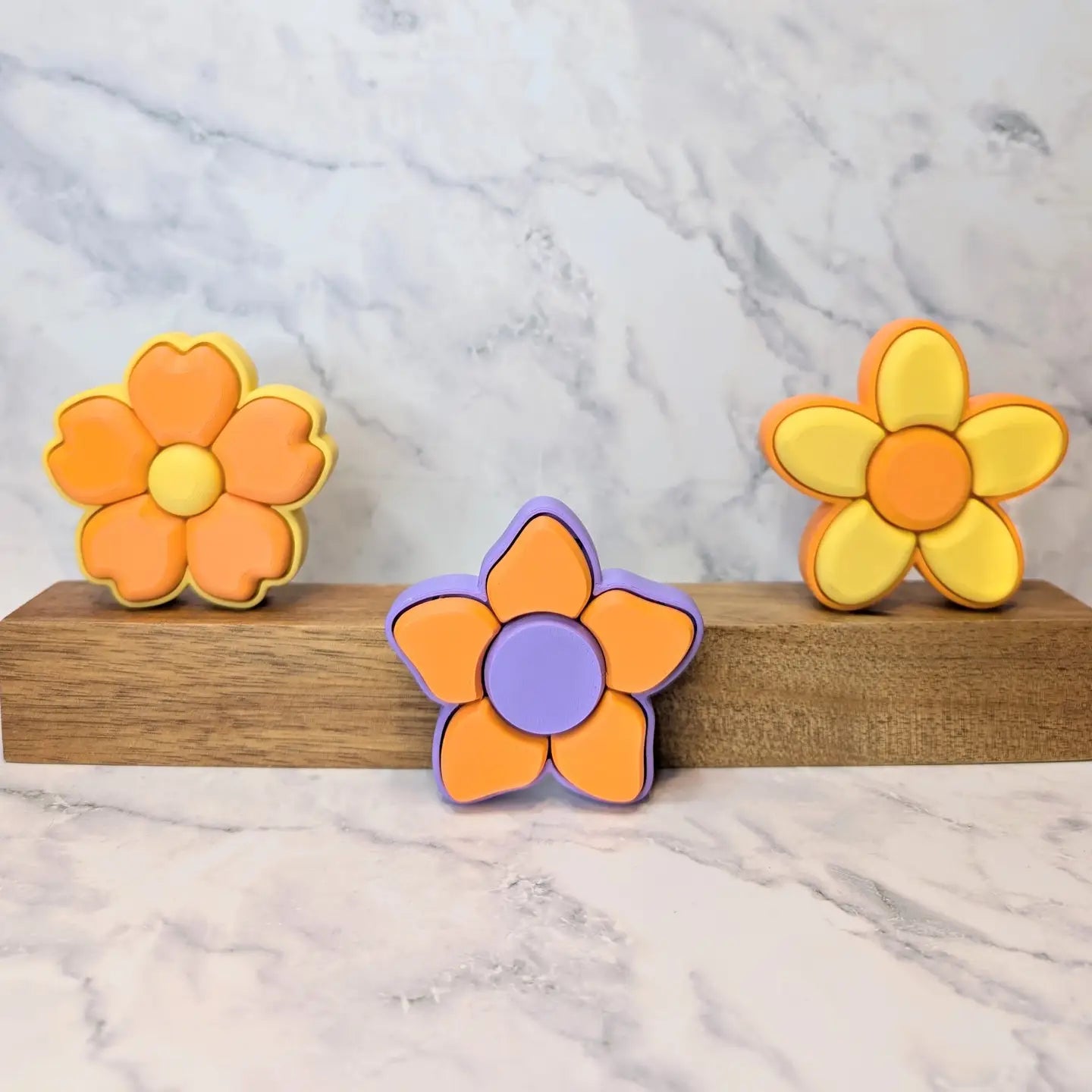 Flower Power 5 Button Clickee