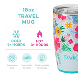 Swig Life Swig Life Island Bloom Travel Mug (18oz) - Little Miss Muffin Children & Home