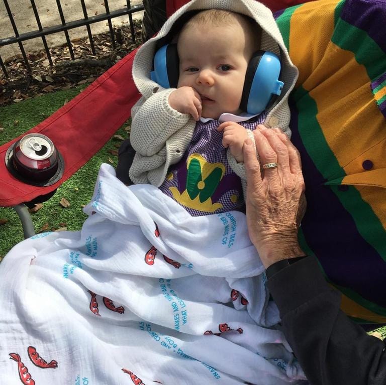 Little Hometown Little Hometown Louisiana Boys Swaddle Blanket - Little Miss Muffin Children & Home