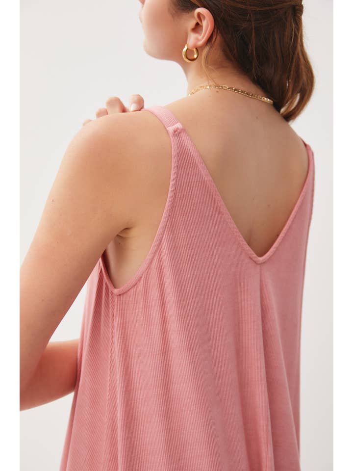 Be Cool Be Cool Ribbed V-Neck Knit Dress - Little Miss Muffin Children & Home