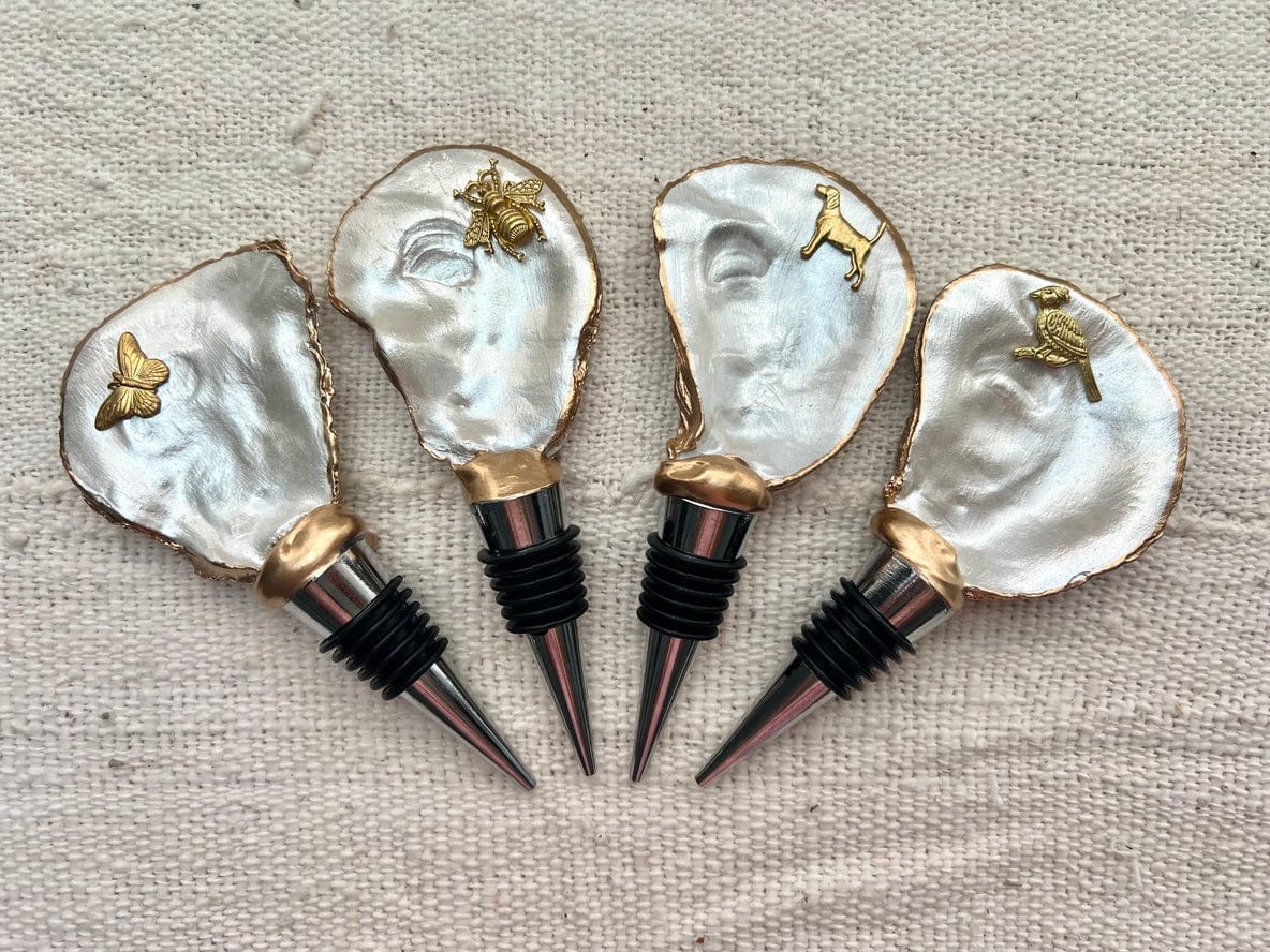 Ten Twenty Six Designs Ten Twenty Six Designs Pearl Wine Stopper, Butterfly - Little Miss Muffin Children & Home