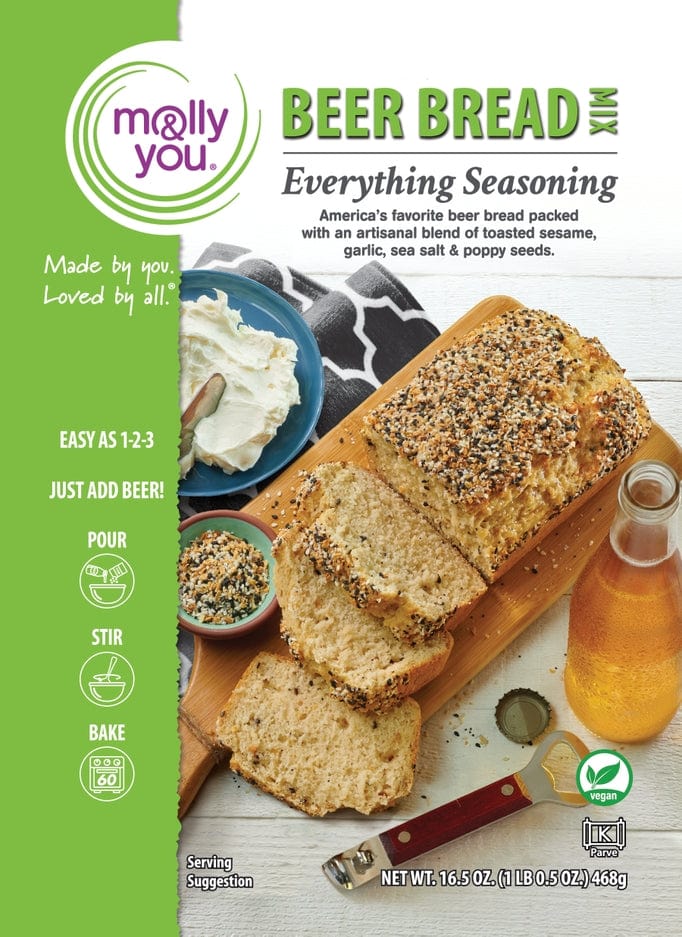 Molly & You Molly & You Everything Seasoning Beer Bread Mix - Little Miss Muffin Children & Home