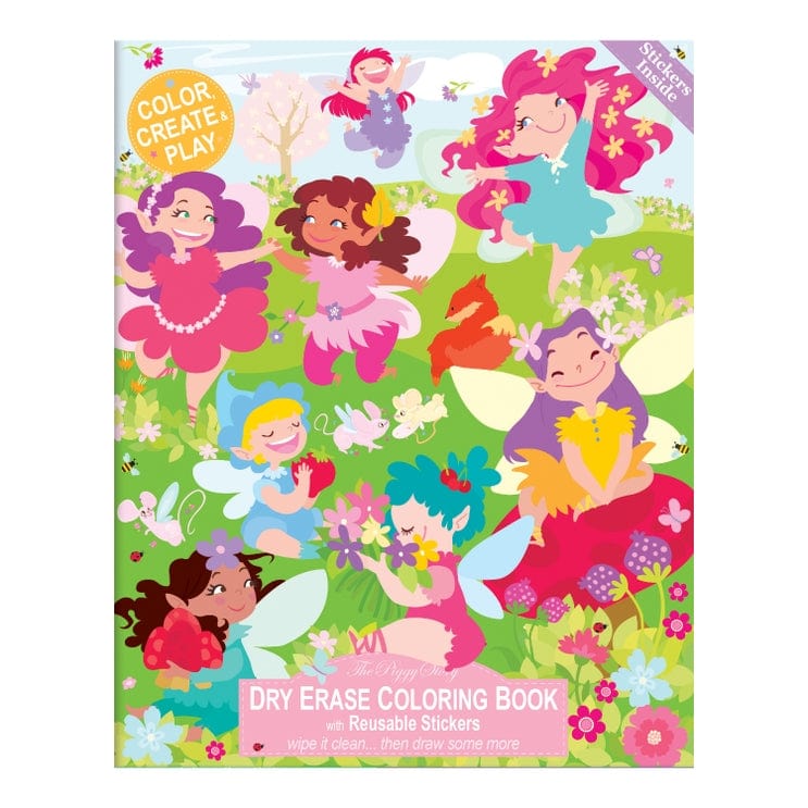 The Piggy Story The Piggy Story Dry Erase Coloring Book Fairy Garden - Little Miss Muffin Children & Home
