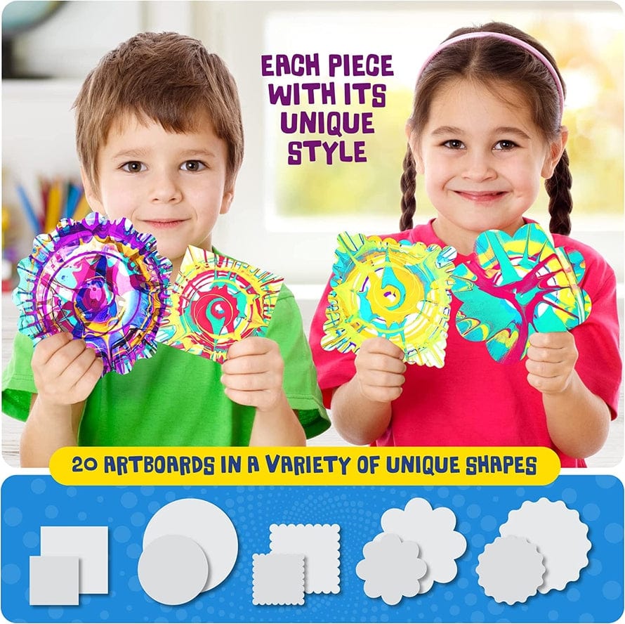 Dan&Darci Dan&Darci Spin Art Machine Kit, Paint Spiral Station Center - Little Miss Muffin Children & Home