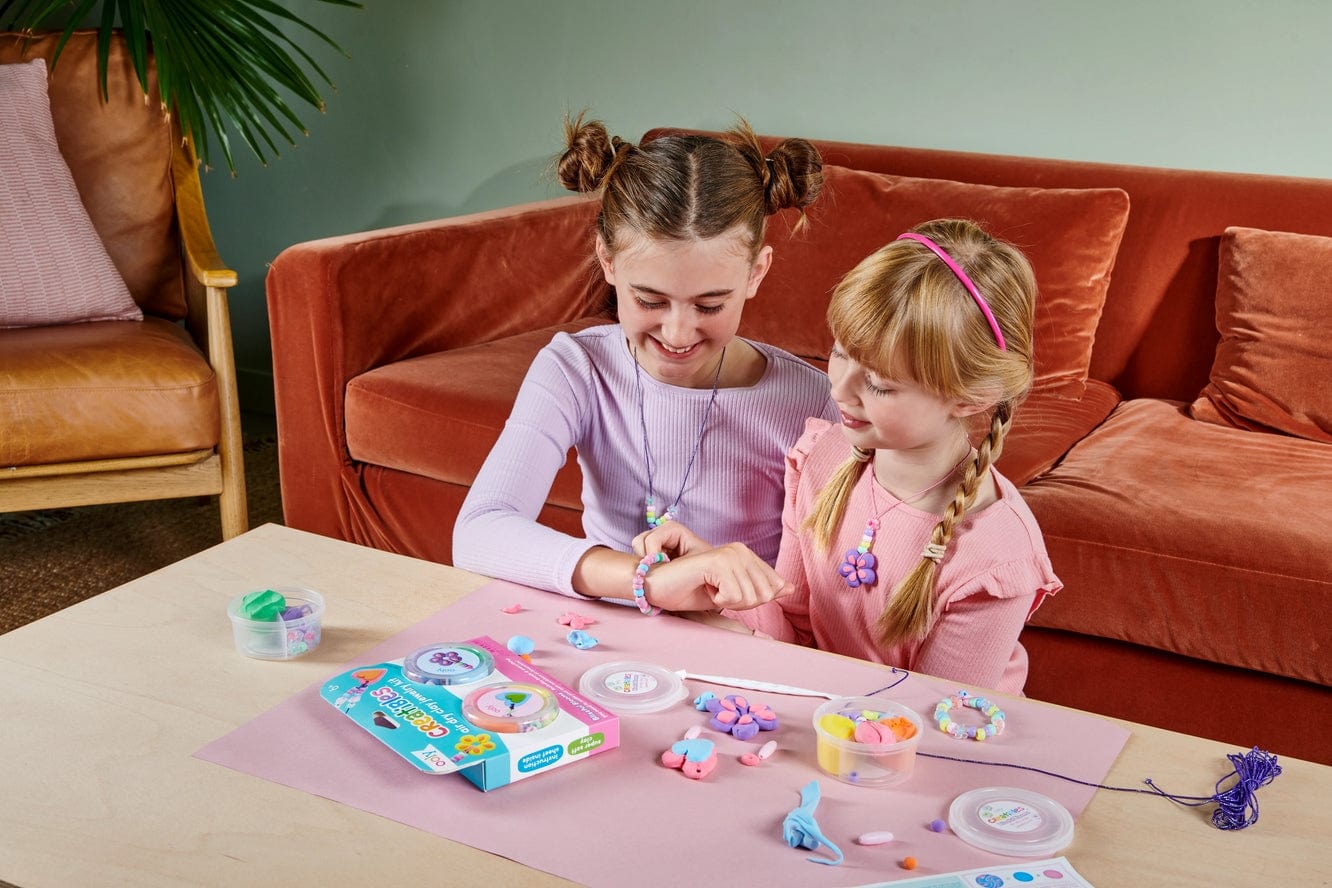 Ooly Ooly Creatibles Blissful Blooms Air Dry Clay Jewelry Kit, Set of 6 Colors - Little Miss Muffin Children & Home