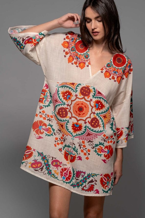 Urban Daizy Urban Daizy Boho Medallion Print Bell Sleeve Dress - Little Miss Muffin Children & Home