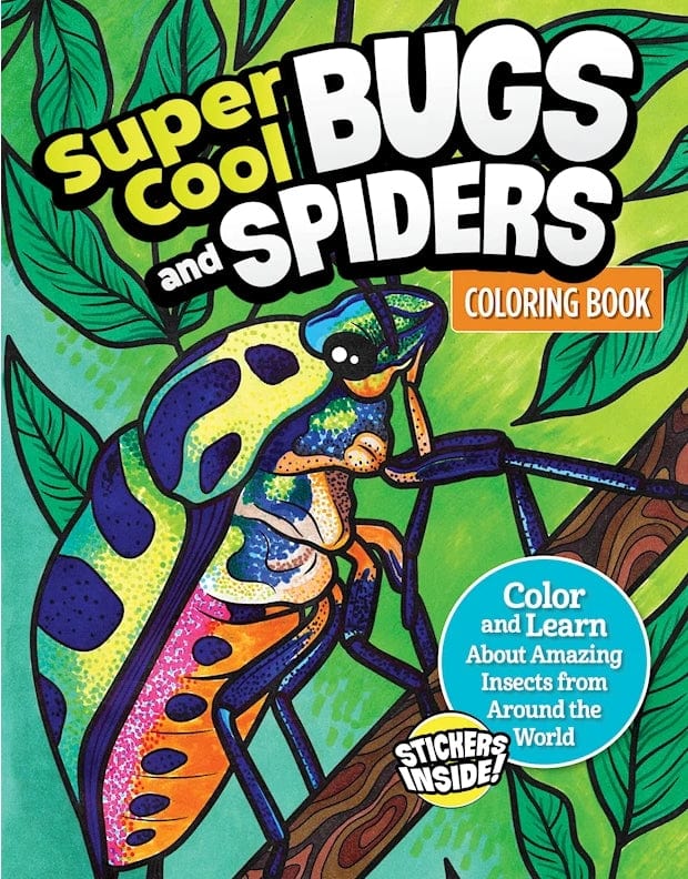 Wellspring Wellspring Super Cool Bugs and Spiders Coloring Book - Little Miss Muffin Children & Home