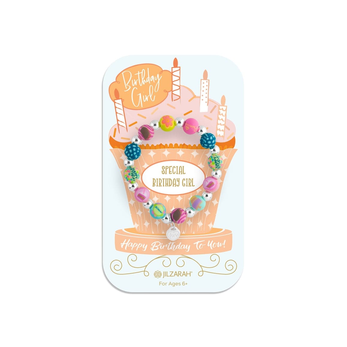Jilzarah Jilzarah Birthday Girl Youth Birthday Bracelet - Little Miss Muffin Children & Home