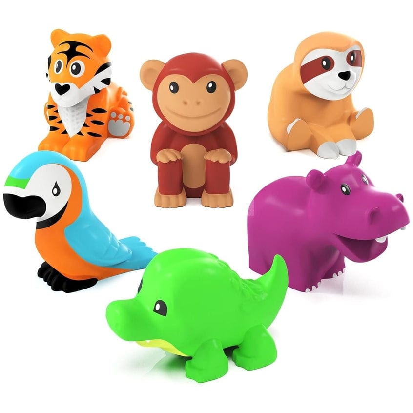 Tub Works Rainforest™ Mold Free Bath Toys, 6 Pack - Little Miss Muffin Children & Home