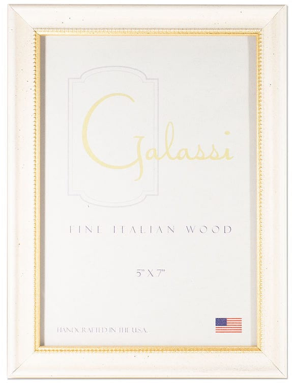 F.G. Galassi F.G. Galassi Vintage Cream with Gold Bead Frame - Little Miss Muffin Children & Home