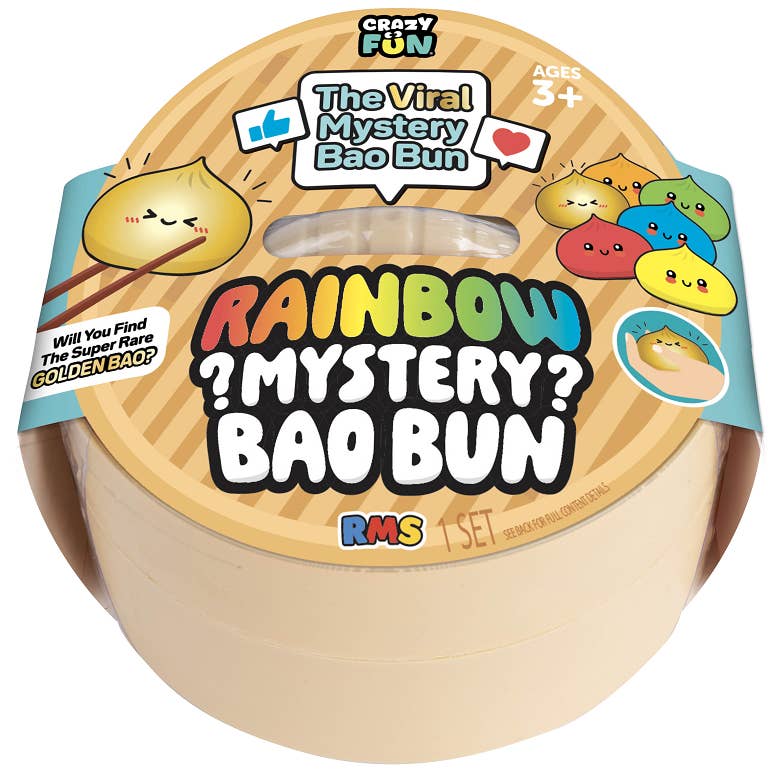 Rainbow Dumpling Squishy Mystery Bao Bun Fidget Toy