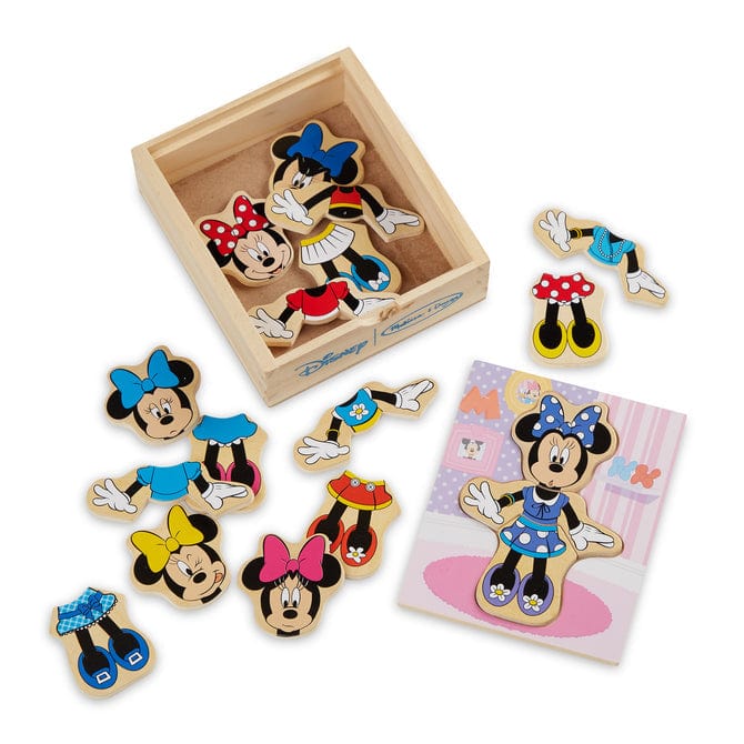 Melissa & Doug Disney Minnie Wooden Mix & Match Dress-Up Puzzle - Little Miss Muffin Children & Home