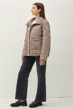 Be Cool Quilted Puffer High Collar Jacket