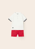 Mayoral Usa Inc Mayoral Short Sleeve Polo & Bermuda Set - Little Miss Muffin Children & Home