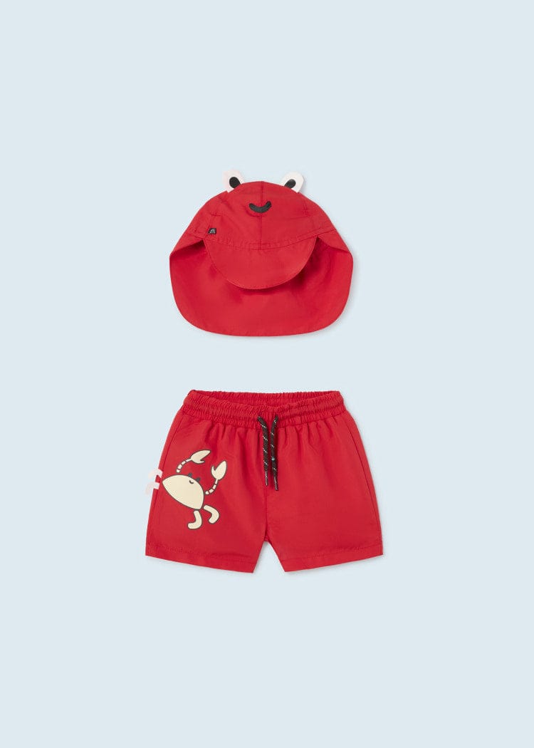 Mayoral Usa Inc Mayoral Swim Short & Hat Set - Little Miss Muffin Children & Home