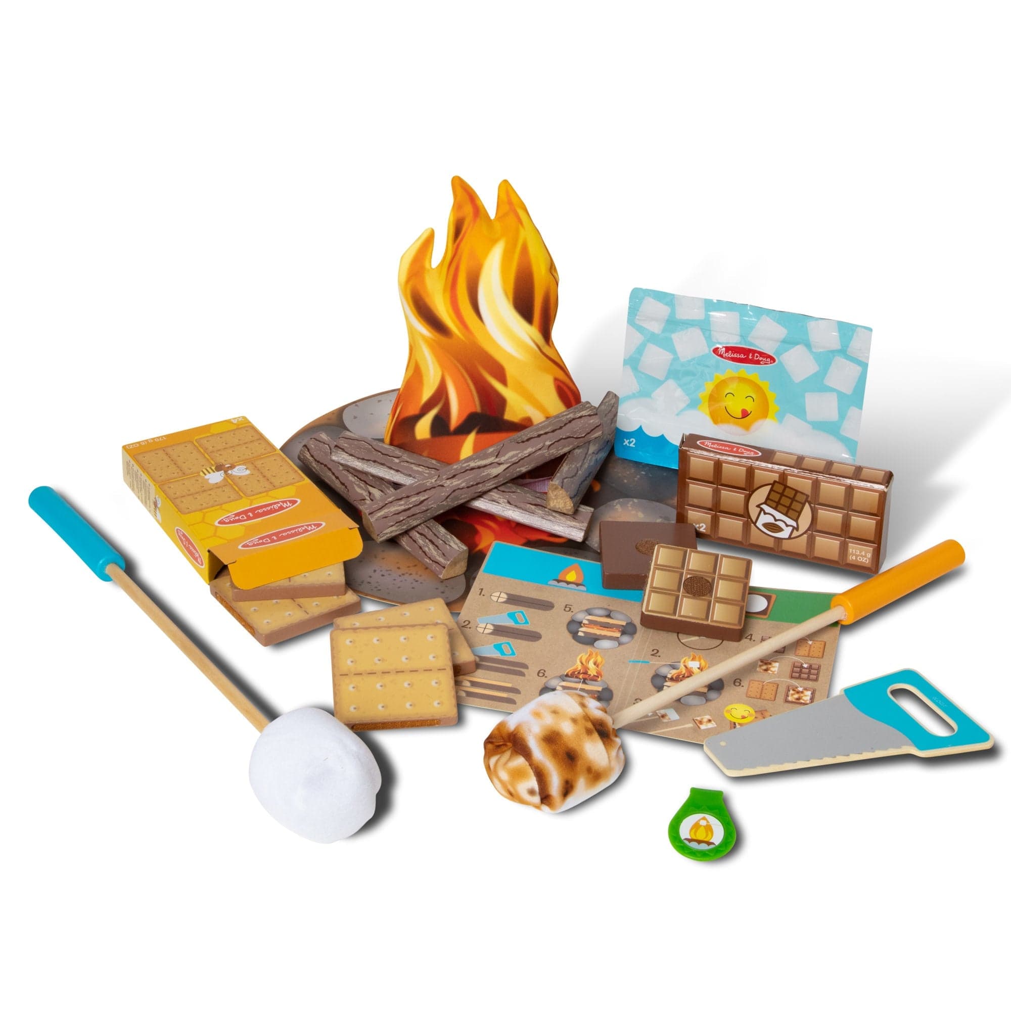 Melissa & Doug Melissa & Doug Let's Explore Campfire S'Mores Play Set - Little Miss Muffin Children & Home