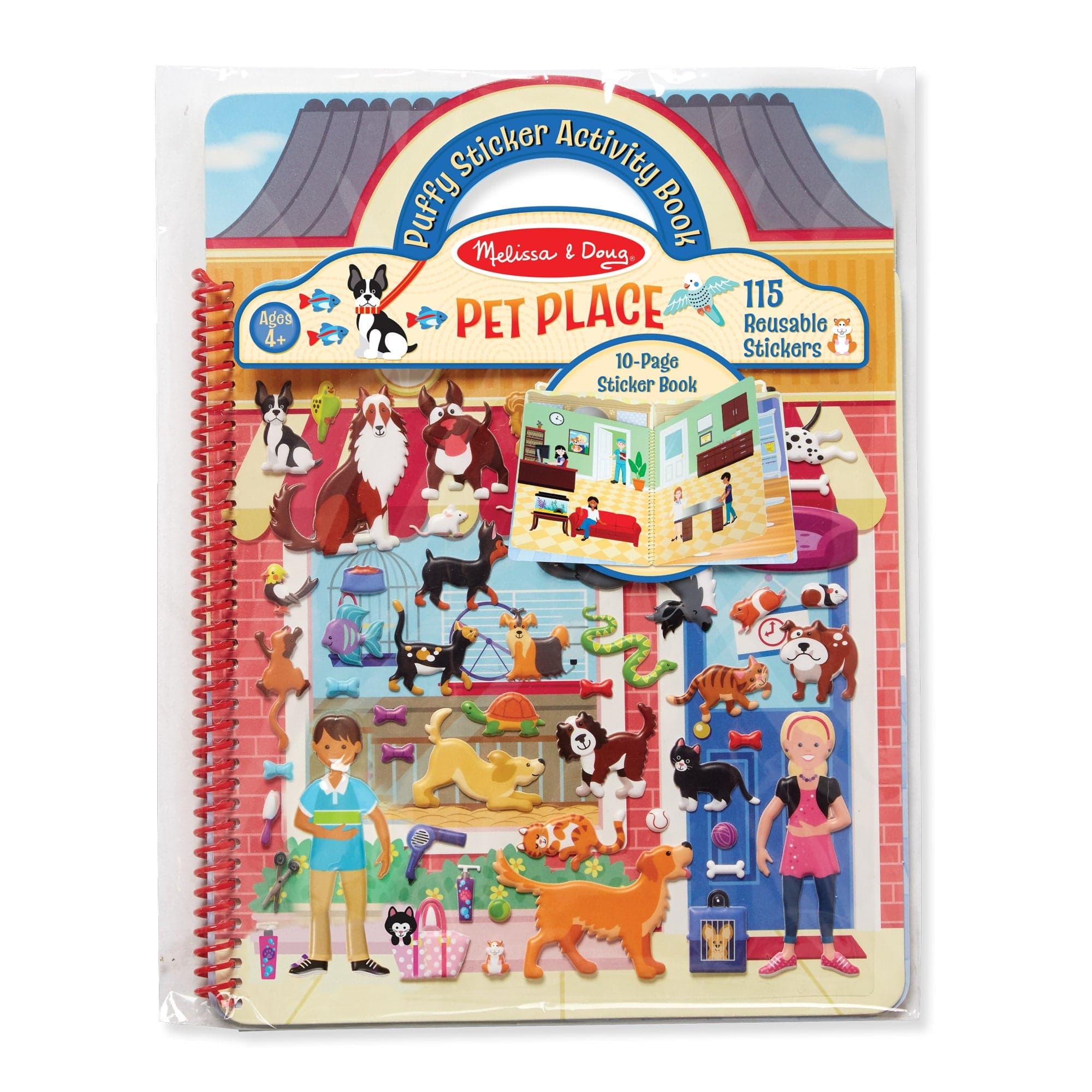 Melissa & Doug Melissa & Doug Puffy Sticker Activity Book Pet Place - Little Miss Muffin Children & Home