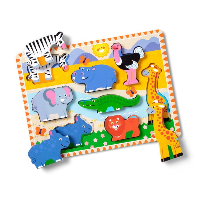 Melissa & Doug Melissa & Doug Safari Chunky Puzzle - Little Miss Muffin Children & Home