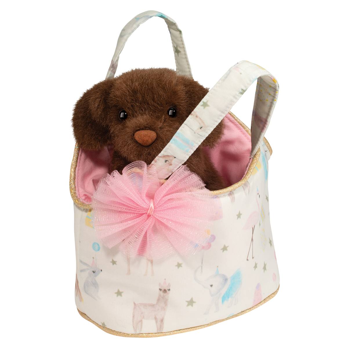 Douglas Toys Douglas Toys Birthday Sak with Chocolate Lab - Little Miss Muffin Children & Home