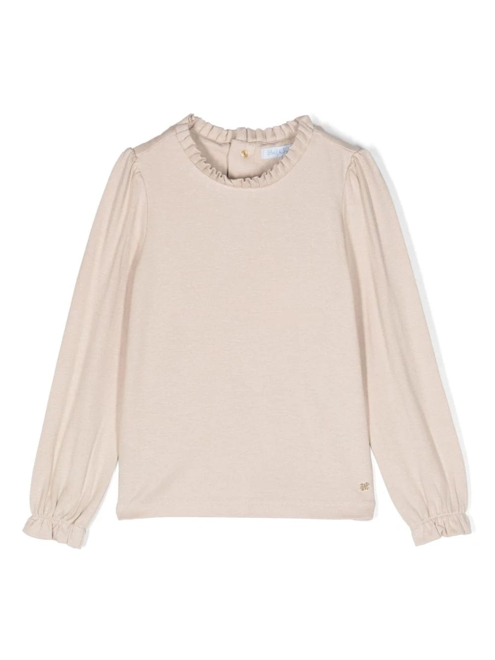 Abel & Lula Abel & Lula Glitter Knit Frill Neck Blouse - Little Miss Muffin Children & Home