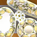 Magnolia Creative Co Magnolia Creative Co Lemon Oval Platter - Little Miss Muffin Children & Home
