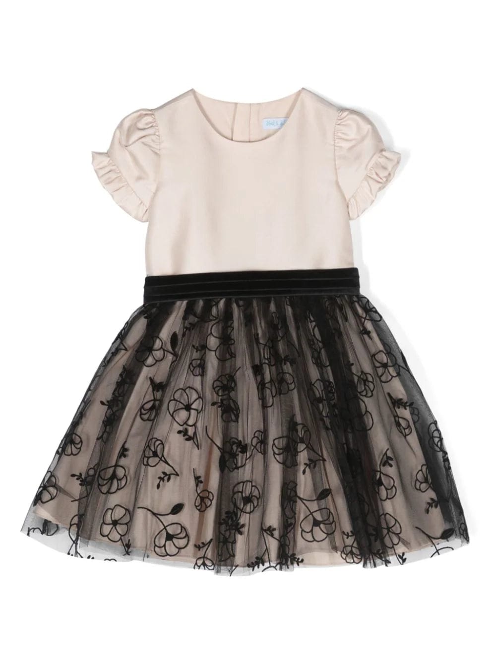Abel & Lula Abel & Lula Flocked Tulle Dress - Little Miss Muffin Children & Home