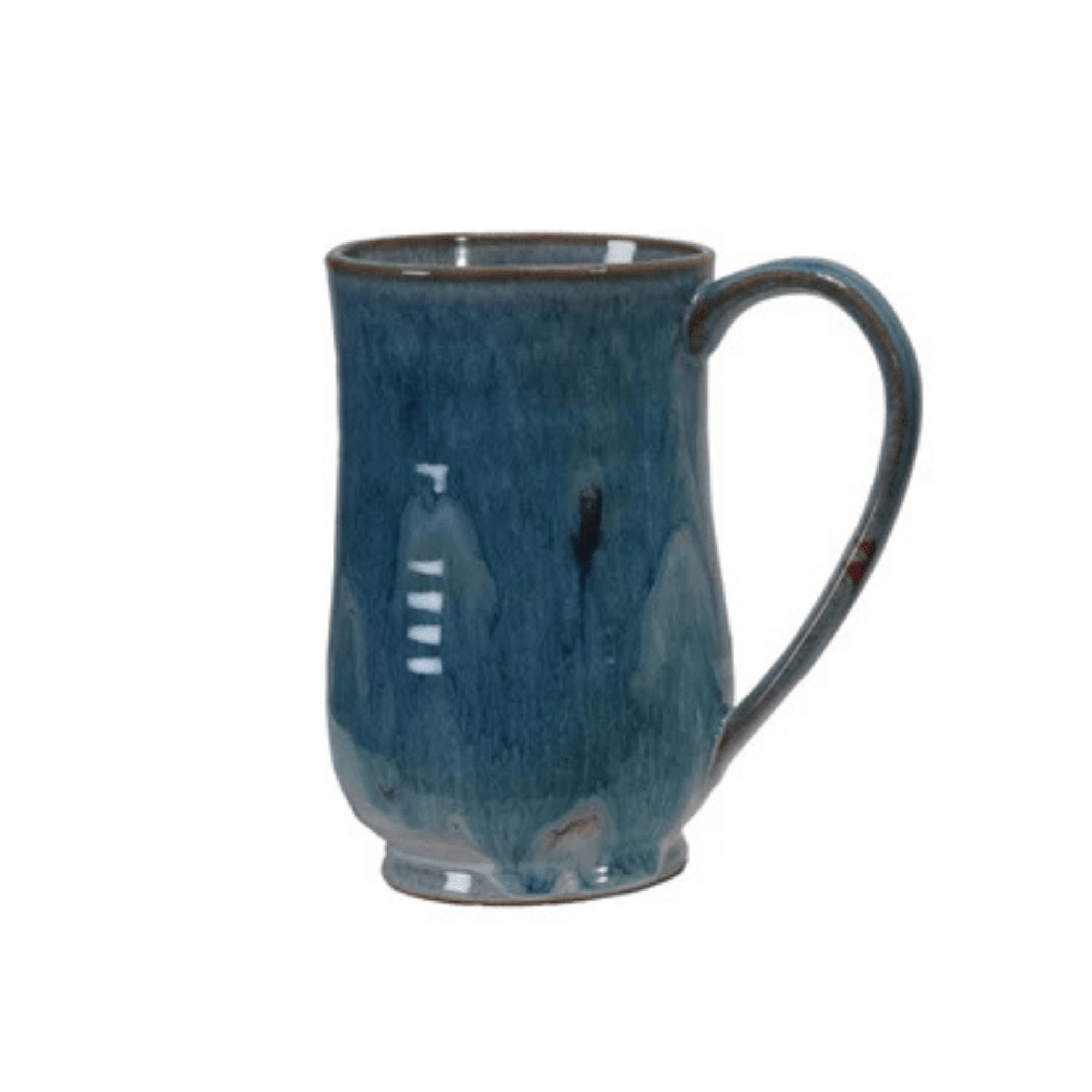 dark blue 20 oz stone mug