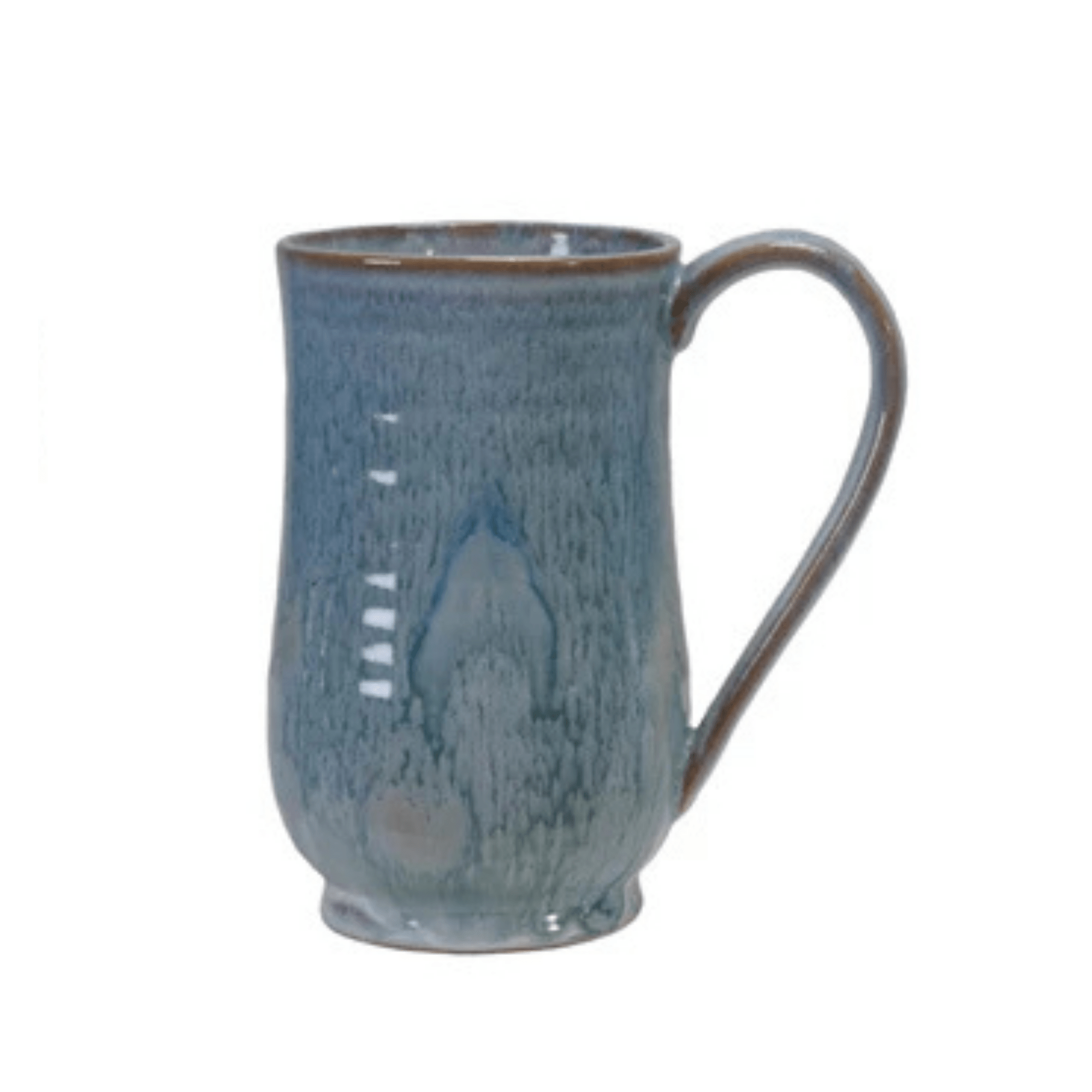 light blue 20 oz stone mug