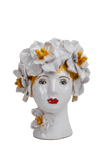 Abigail's Small Ceramic Head Vase, Magnolia