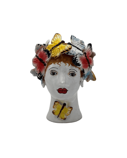 Abigail's Home Decor Abigails Small Ceramic Head Vase, Butterflies - Little Miss Muffin Children & Home