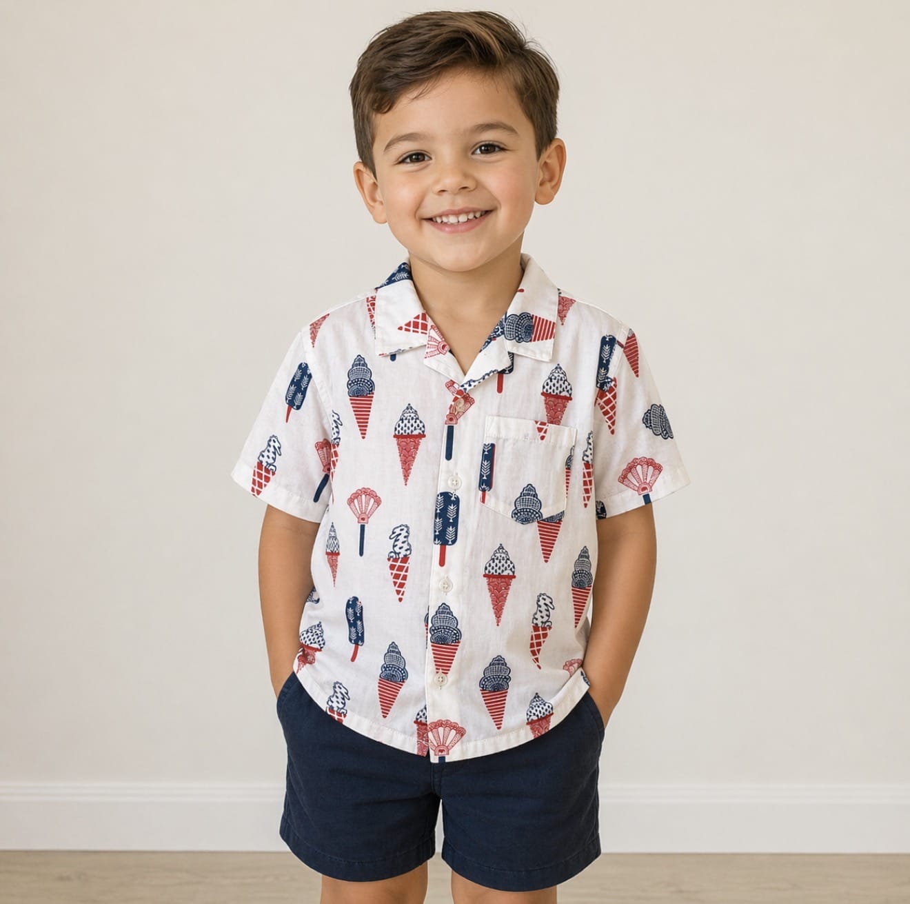 Boys Ice Cream Shirt