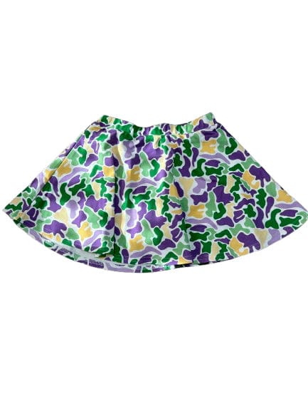 Lulu Bebe Lulu Bebe Mardi Gras Camo Skirt - Little Miss Muffin Children & Home