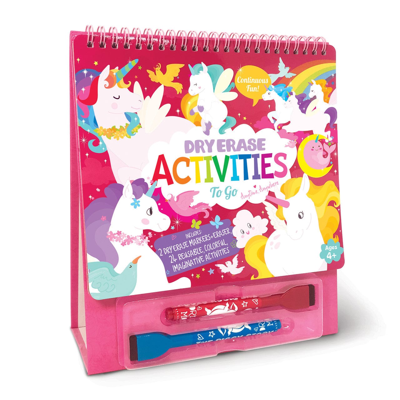 dry erase activity board unicorn fantasy
