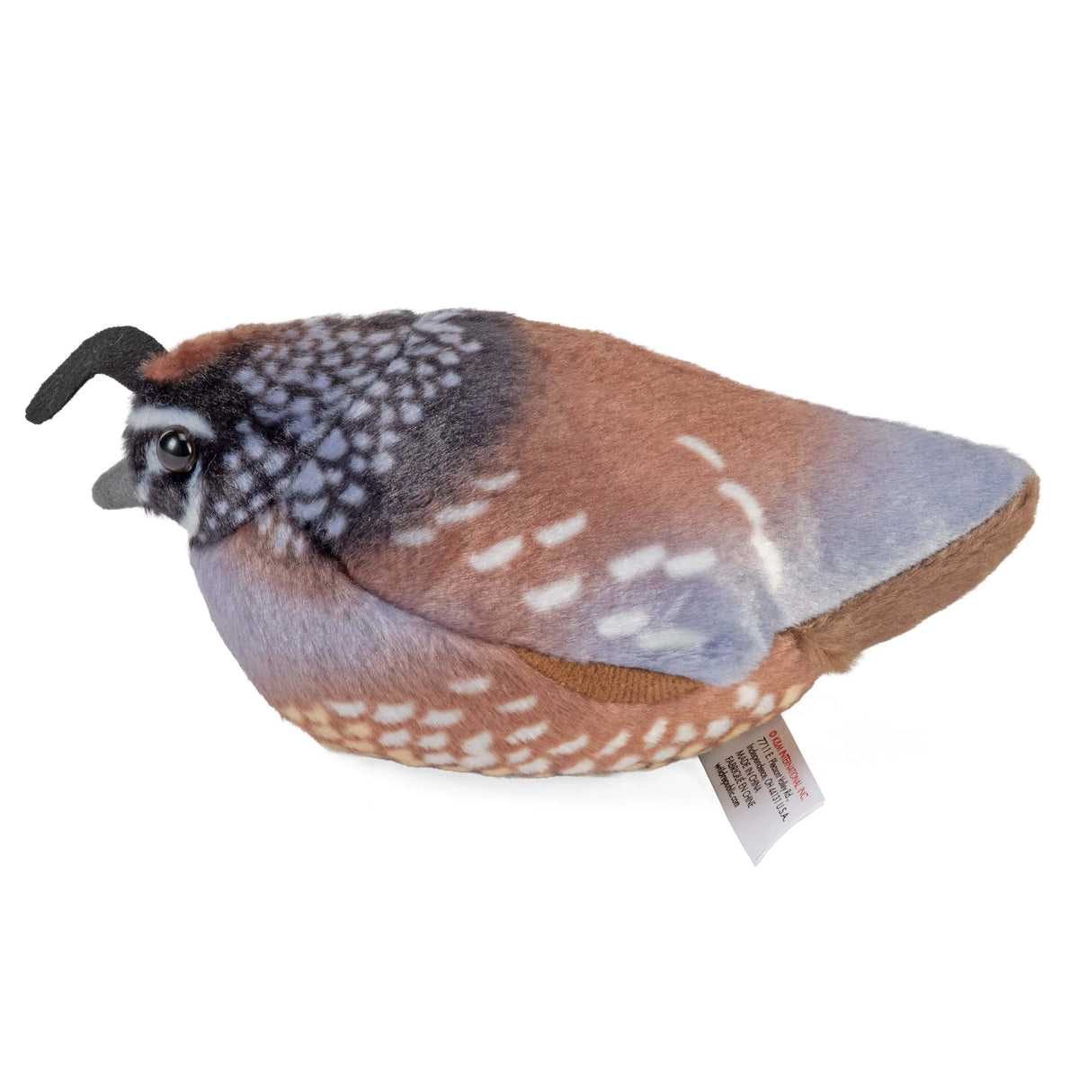 Wild Republic Audubon Birds California Quail Plush, view 4