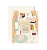 Ginger P Designs Birthday Tablescape Greeting Card