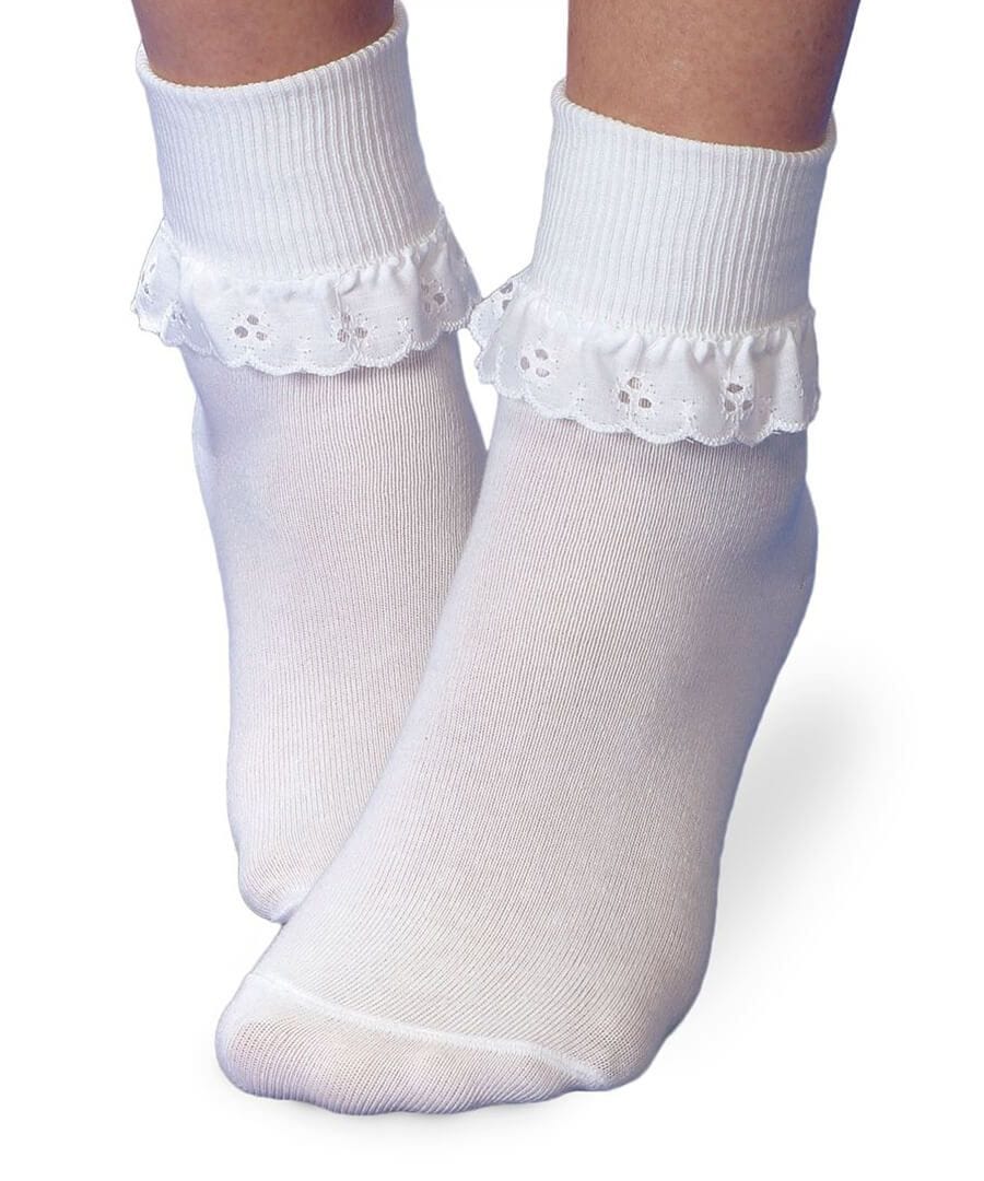 Jefferies Socks Jefferies Socks Eyelit Lace Sock - Little Miss Muffin Children & Home