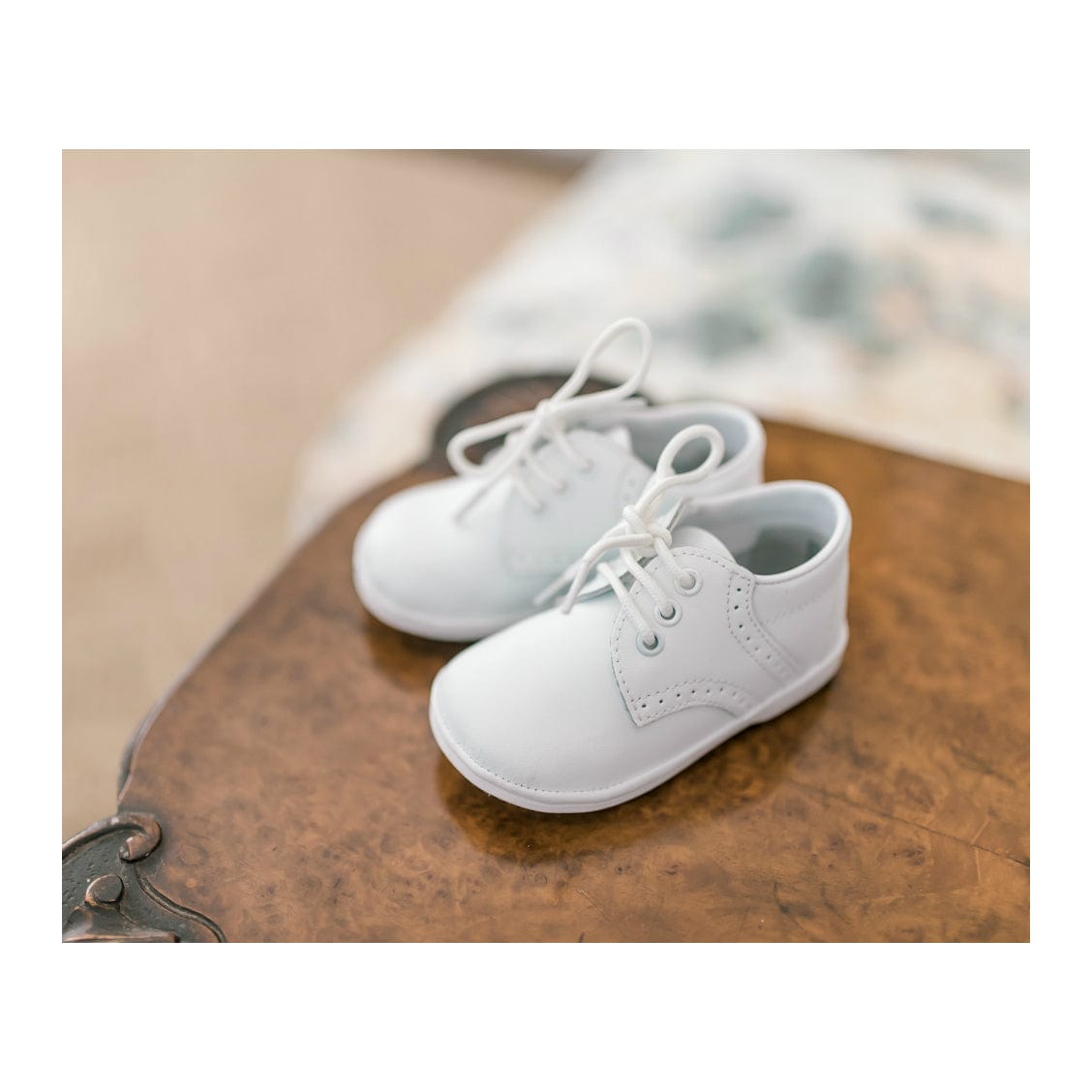 L'Amour Shoes L'Amour James Boy's White Leather Lace Up Shoe - Little Miss Muffin Children & Home