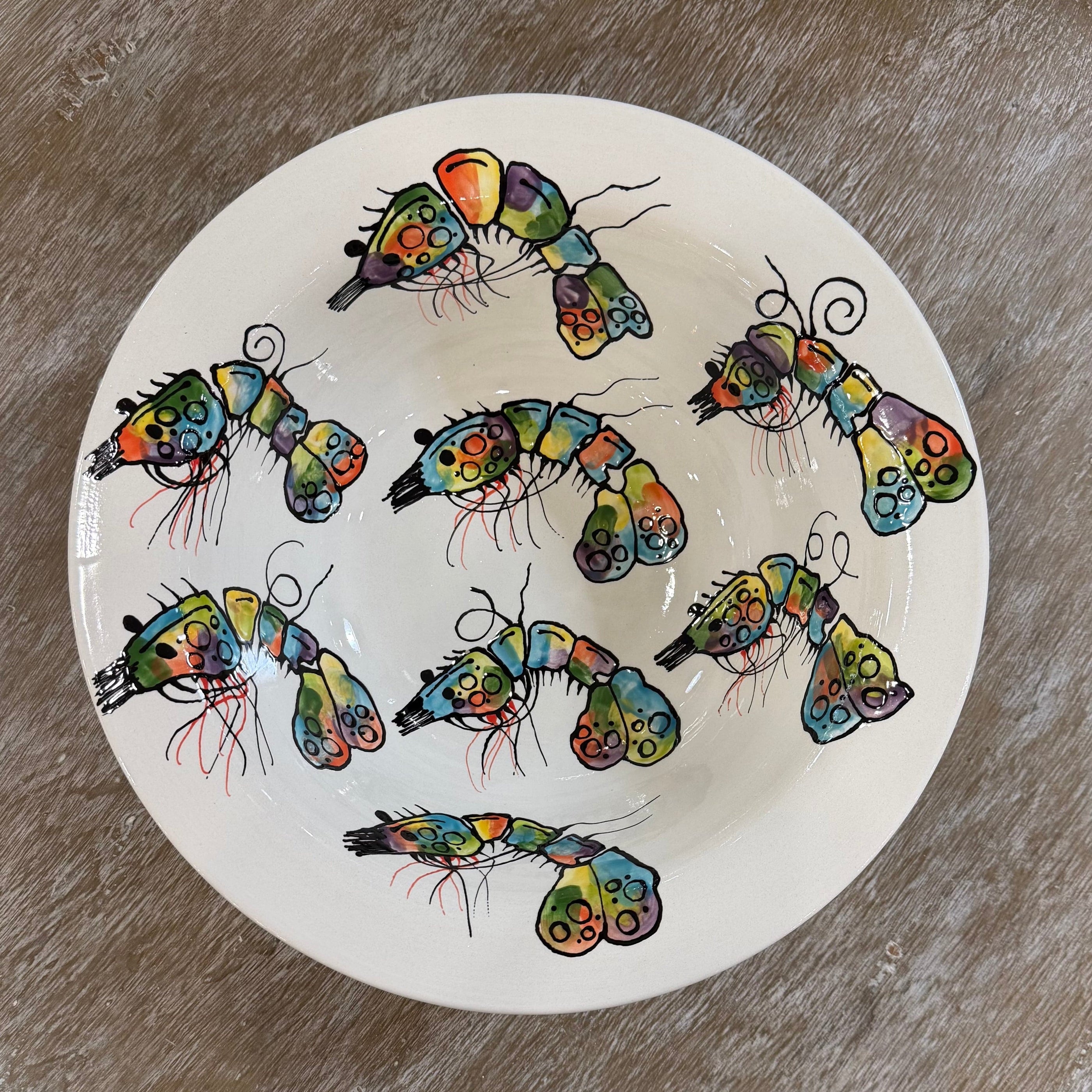 Shrimp Round Bowl, 2 Sizes Available
