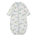 Kissy Kissy Convertible Gown Print Puppy Fun, Multi Blue