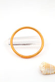 Single Rainbow Thai Buddhist Temple Bracelet, Mantra Bangle, Apricot